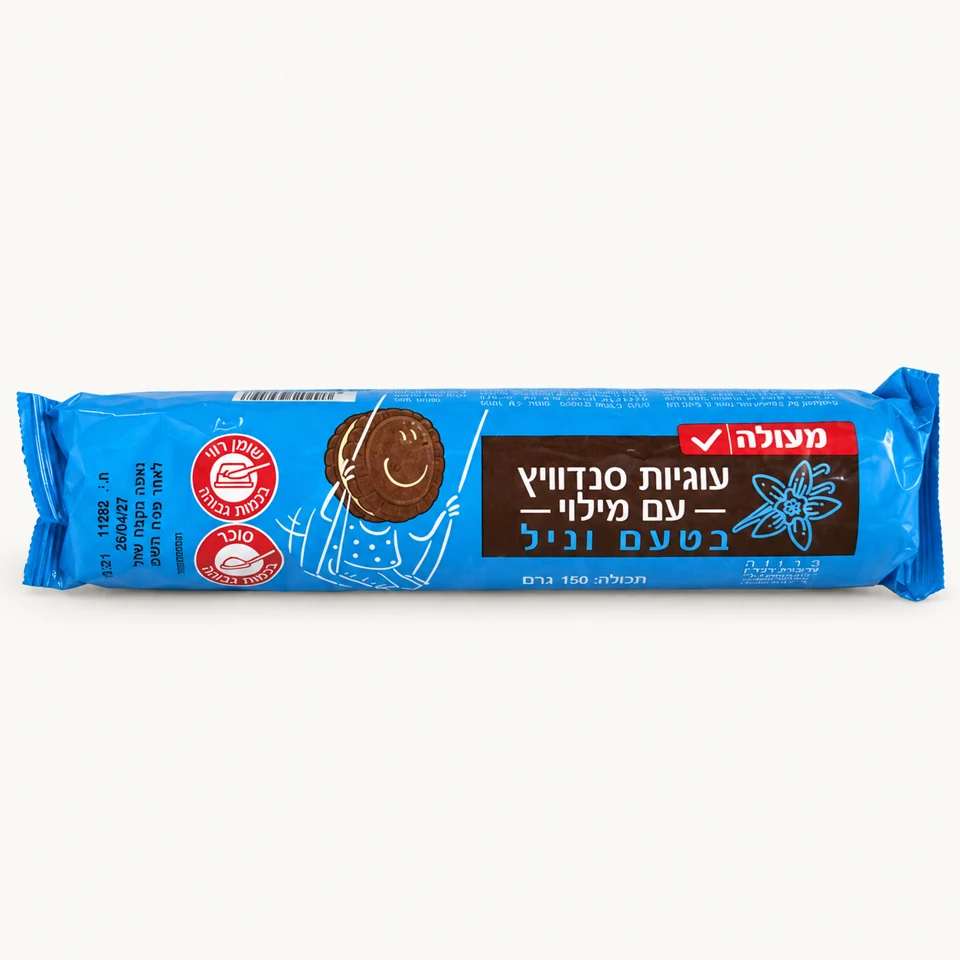 עוגיות סנדוויץ׳ וניל מעולה
