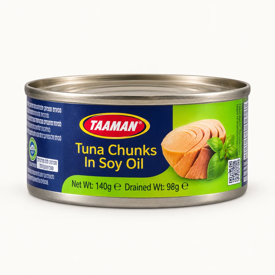 טונה בשמן סויה TAAMAN